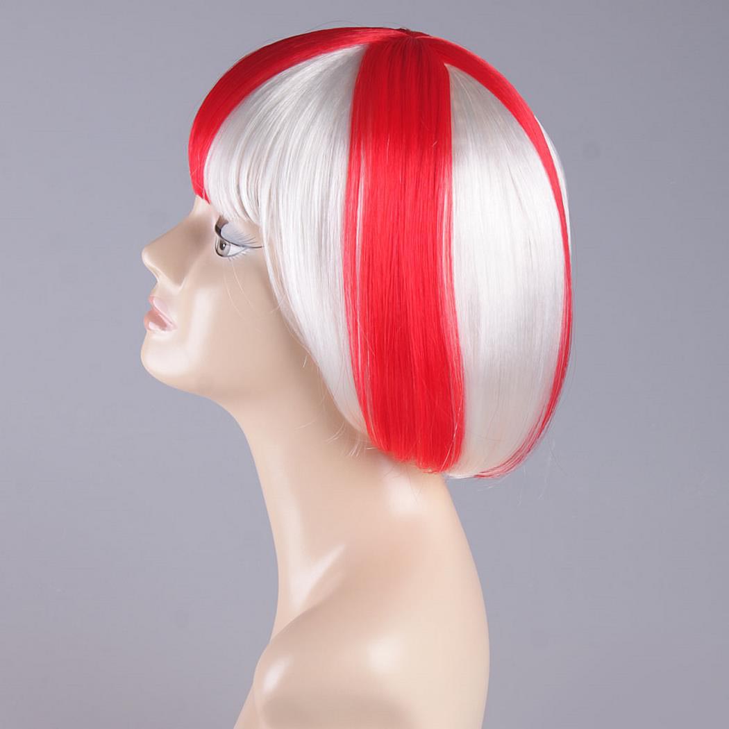 flagwigs, football wigs, fan wigs, afro wigs, mullet wigs, bob wigs, euro wigs,  premier league wigs,England Bob Wig 