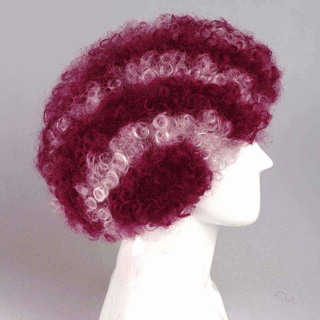 flagwigs, football wigs, fan wigs, afro wigs, mullet wigs, bob wigs, euro wigs,  premier league wigs,West Ham United Afro Wig