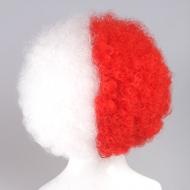 flagwigs, football wigs, fan wigs, afro wigs, mullet wigs, bob wigs, euro wigs,  premier league wigs,Stoke City Afro Wig