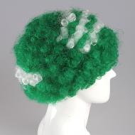 flagwigs, football wigs, fan wigs, afro wigs, mullet wigs, bob wigs, euro wigs,  premier league wigs,Saudi Arabia Afro Wig