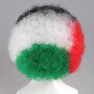 flagwigs, football wigs, fan wigs, afro wigs, mullet wigs, bob wigs, euro wigs,  premier league wigs,United Arab Emirates Afro Wig